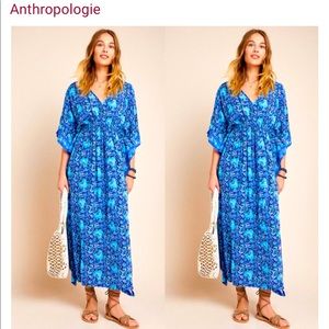 Rujuta Sheth Caftan Cobalt Blue -  Anthropologie